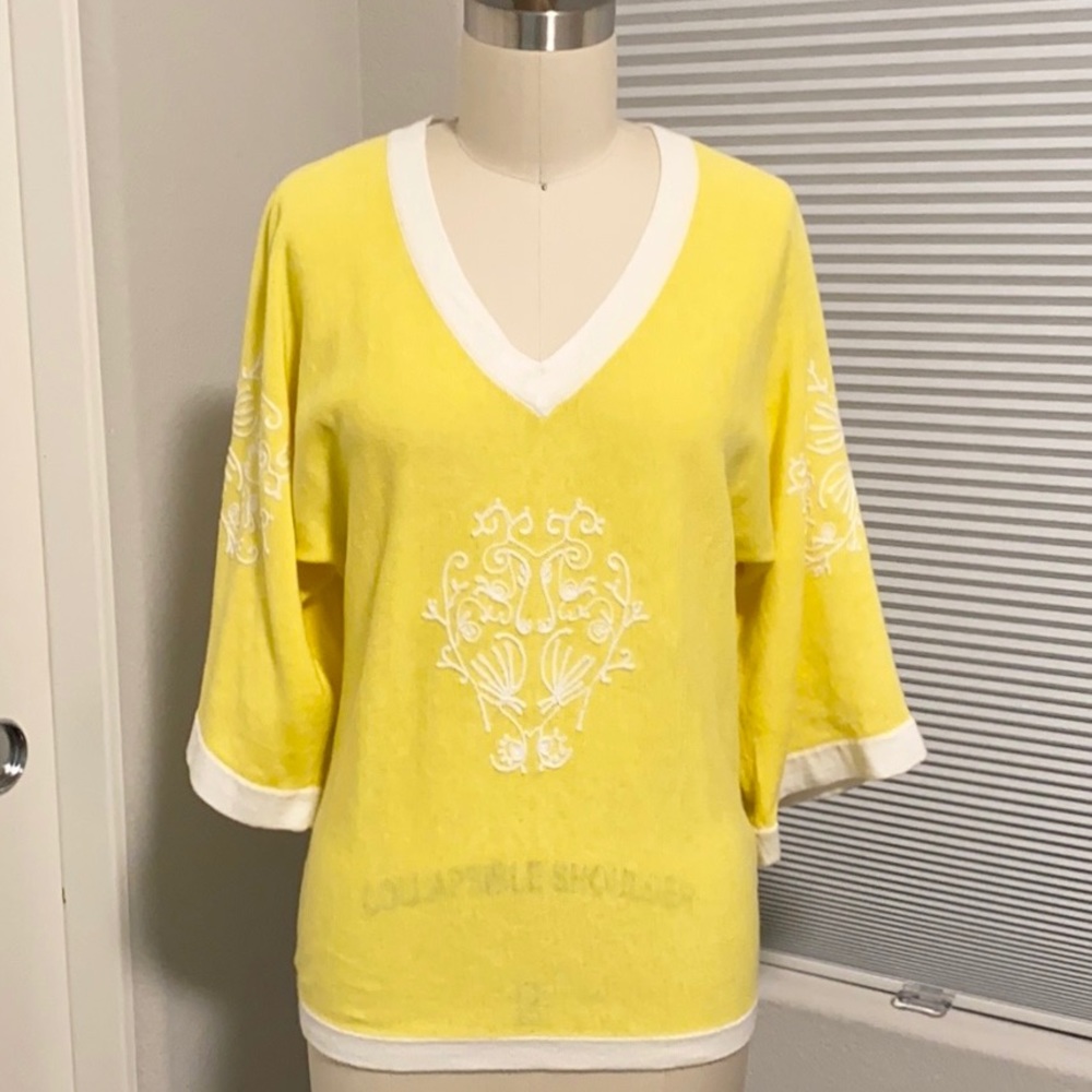 Banana Republic Kimono Sleeve Knot Top